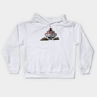 Thomas Point Lighthouse Kids Hoodie